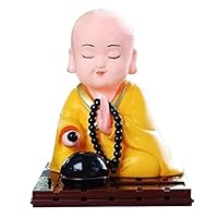 Amazon.co.jp: Ergugos 僧侶 置物 お坊さん彫像 置物 車内 装飾